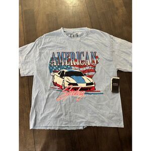 Issac Morris American Speedway Cropped Tee